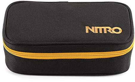 Nitro Pencil Case XL Inkl. Geo Dreieick & Stundenplan, Federmäppchen, Schlampermäppchen, Faulenzer Box, Federmappe, Stifte Etui