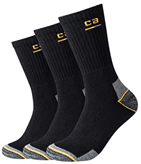 Camano arbetsstrumpor unisex 9-pack, svart, 39-42 EU