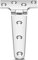 Cerniera tipo T, cerniera in acciaio inossidabile rinforzato Accessori per cancelli porta di casa 151x75x4.5mm