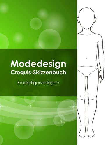 Modedesign Croquis-Skizzenbuch - Kinderfigurvorlagen