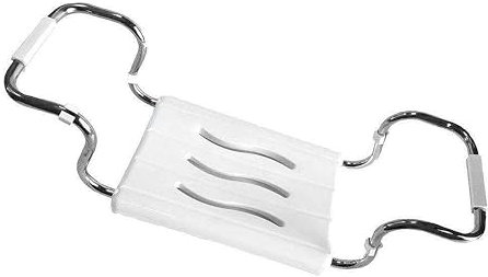 Primanova Badewannensitz Weiß und Chrom