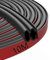 Guarnizione per Porta Finestra Adesiva 10mm*10mm*10M Guarnizione Porta Guarnizioni Finestre per Isolamento Dal Caldo Insonorizzata Polvere (Nero, 10mm*10mm*10M)