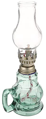 HOLIDYOYO Glas Petroleumlampe Retro-stil Robuste Konstruktion Einfach Zu Hause Notfall