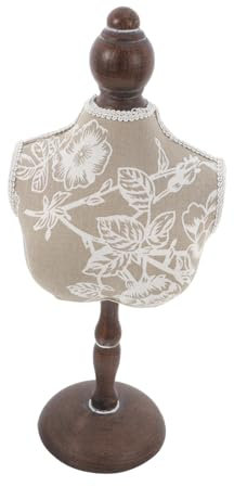 JEWEDECO Schmuckständer Aus Holz Halsketten-display-mannequin Schmuck-mannequin Zum Halskettenständer Für Organisation Schmuck-display-halter Für Geschäft Oder Zuhause Stabiler Und