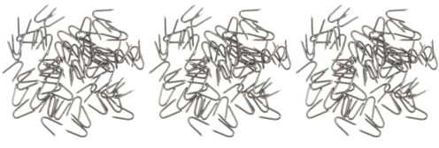 Mipcase 3 Ensembles Clous De Clôture Tes Ongles Outil De Fixation De Gazon Sol Poteaux De Clôture Grillage Jardin Clou en U pour Pile De Jardin Clou De Fixation en Forme De U 70 Pièces * 3