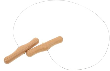 SHINEOFI - Herramienta de alambre para cerámica con mango de madera ergonómico, corte preciso de acero para arcilla y terracota Herramienta de escultura y modelado para artistas de alfareros