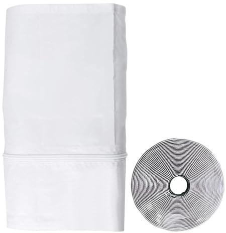 Kit de Sellado para Ventana de Aire Acondicionado Portátil - Cerramiento De Ventilación Con Cremallera Y Cierre Adhesivo - Accesorios de Sellado para Acondicionador de Aire que Evitan Intercambio de A