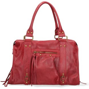 Gave Lux 41x28x13 cm Schultertasche aus Leder für Damen