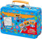 BIC Kids Maletín de Colores para Niños con 12 Rotuladores, 12 Ceras, 6 Tubos de Pegamento con Purpurina y 1 Dibujo para Colorear
