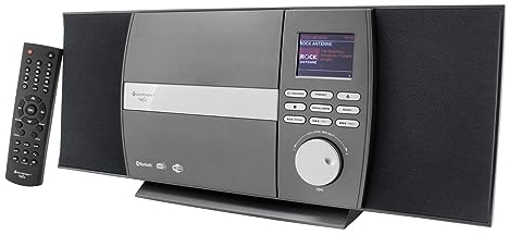 Soundmaster HighLine ICD1010AN impianto compatto con radio Internet, lettore CD, montaggio a parete, WLAN, DAB+, Bluetooth, controllo via app UNDOK