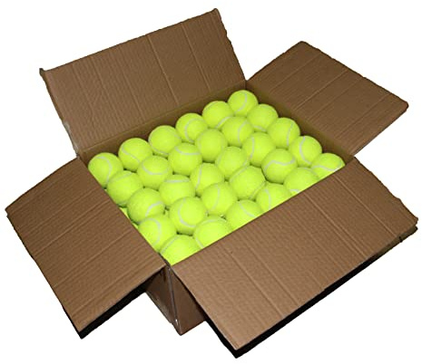 ZHUOKECE Tennis Balls, 90 Pack Training Tennis Balls Practice Balls, Pet Dog Playing Balls, fit for Beginner Training Ball (Green)