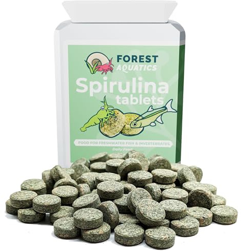 Forest Aquatics Spirulina Fish Food Tablets For Aquarium Fish & Bottom Feeders 20g