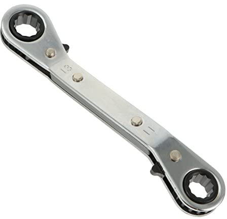 LIFKOME 11x13mm Ratcheting Wrench Set Double End Wrench for Cars Ratchet Spanners Tools