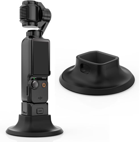 SUNNIFLY Kamerahalterung Ständer Basis für DJI OSMO Pocket 3, Silikon Desktop Stabile Halterung für DJI OSMO Pocket 3 Kamera Zubehör
