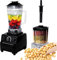 Blendra Blender Smoothie Maker with 2L Blending Jug & 600ML Grinding Jug,6 Sharp Blades Blenders for Kitchen, Smoothie Blender Max 48000 RPM, Smoothie Maker for Liquidisers, Ice,Fruit,Black