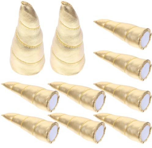 Abaodam Diy Einhorn Horn Haarschmuck Handgefertigtes Horn Dekor Haarclip Zubehör Für Kreative Kopfbedeckungen Und Kostümpartys Mädchen Bastelset 3.5 X 1.2 Zoll