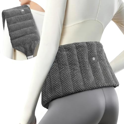 UNCN Coussin Chauffant Dos Micro Ondes 78 x 19cm Bouillotte Micro-onde
