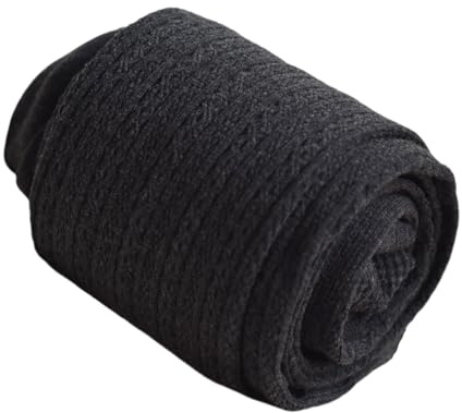 Collants thermiques en tricot torsadé pour femme - Legging d'hiver en coton épais - Collants à haute élasticité - Plusieurs couleurs disponibles - Legging amincissant à haute élasticité