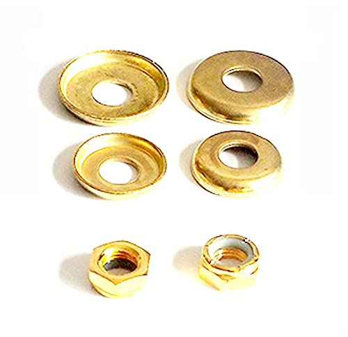 U/D Gold Longboard Skateboard Bushing Washer Cup with Nut