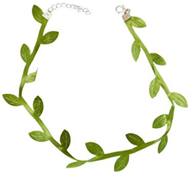 Holibanna Mode Halskette Damen Blattkette Kurz Eleganter Blätter Anhänger Schmuck Für Alltag Party Geburtstag Geschenk