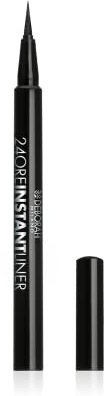 Deborah Milano - Eyeliner 24 Ore Instant Liner, Penna per Eyeliner Waterproof a Lunga Tenuta e No Transfer, Dona un Finish Preciso e Intenso agli Occhi, Nero, 1.5 gr