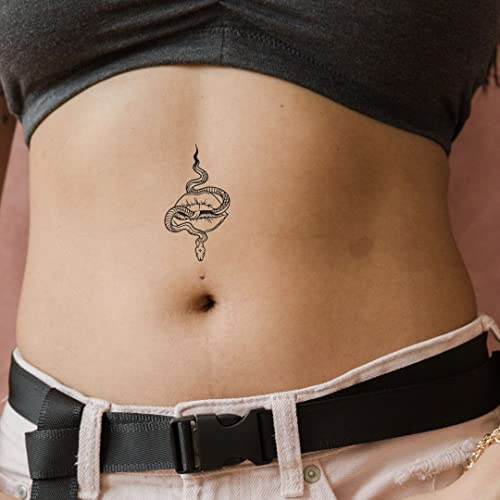 MyJagua Tattoo • Snake Lips | 1-2 Wochen Tattoo | Auf Pflanzenbasis | Hautverträglich | Wasserfest | Neue Tattoo Technologie | Kein Klebe Tattoo