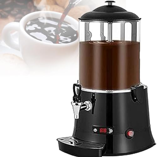 JIANGSS Máquina dispensadora de Chocolate Caliente,Fuente de Chocolate,Máquina eléctrica para Hacer Bebidas de Chocolate,Máquina templadora de Chocolate con Ajuste de 30~90℃,5L