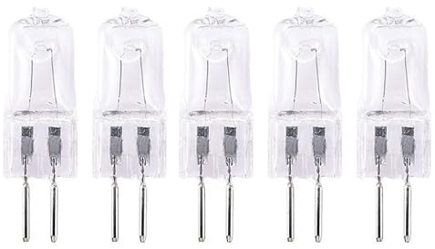UGEFKMQ G5.3 Capsule Lamp Bulbs 20W 220V 50W Halogen Bulbs G5.3 Halogen Light Bulbs 2 Pin Clear Capsule Lamp Bulb Dimmable,50W,20Pc