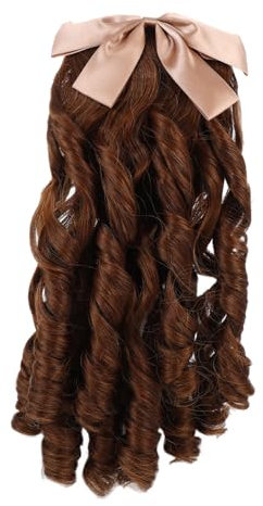 MAGICLULU Retro Ponytail Extension Hairpiece Wig for Performance and Costume Blonde Fake Ponytail Hair Accessory for Wedding Hair Accessories