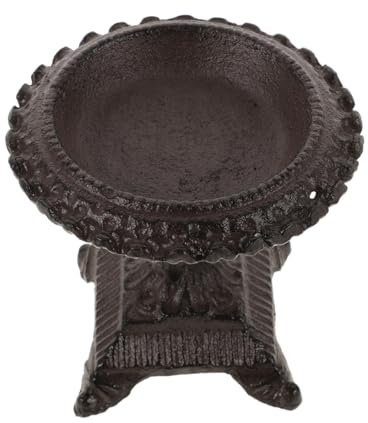 HOMOCONO 2stücke Vintage Kerzenhalter Aus Gusseisen Eleganter Rustikaler Kerzenständer Für Zuhause Garten Kirche Büro Und Feiern Für Romantische Abende Und Festliche Anlässe