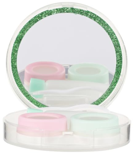 COLLBATH Contenedor De Lentes De Contacto Estuche De Viaje Elegante y Resistente para