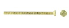 M3.5 (3.5mm x 75mm) Brass Electrical Socket Screws (Pack of 10)