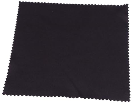 Chiffon pour Lunettes Noir 100 Pièces en Tissu Fin | Nettoyage pour Lentilles, Écrans D’appareils, Lot Pratique, Usage Quotidien