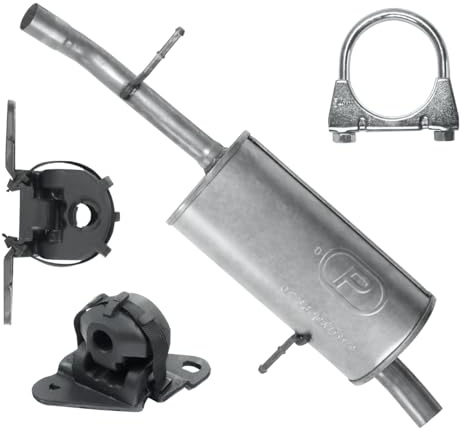 POLMOstrow Pot d’échappement pour Citroen C3 1 I 2002-2011 | Pot d’échappement arrière, Moteurs : 1.4 HDI - 1.6 | Cabrio, Hayon