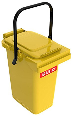 Sulo – Contenedor de basura Cubo de basura MB 25, volumen 25 L – amarillo