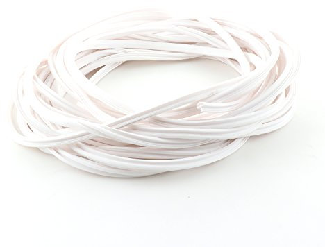 SECOTEC Innen-Türdichtung M680 | Kunststoff weiß | Anschlagdichtung | 5 m