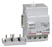Bloc differentiel 32A 3P 300mA type AC 400V adapt DX Lexic à vis LEGRAND 007434