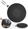 RISVOWO Tapa Antisalpicaduras, 32CM Pantalla de Salpicaduras de Acero Inoxidable, Protector Salpicaduras con Mango, Protector de Grasa para sartén