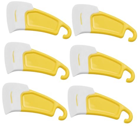 Cabilock 2 Juegos Rascador De Limpieza De Fondo De Olla Herramienta Raspadora Raspador De Sartén Raspador De Alimentos Herramienta De Limpieza De Platos Raspador De 6 piezas * 2