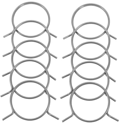 DOITOOL Lot De 10 Ressorts De Verrouillage De Porte De Garage Accessoires De Remplacement Matériau En Fer Installation Facile
