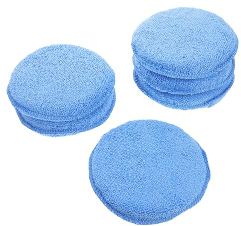 Cabilock 6 Pièces Éponge de Cirage Auto Réutilisable Manuels Éponge Douce et Accessoires de Polissage pour Entretien