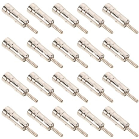 SHERCHPRY 20piezas Adaptador de Antena de Coche Conector ISO DIN para Actualización de Radio Automotriz Instalación de Audio Uso Vehículo