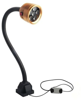 Luz de trabajo for máquina herramienta LED resistente al agua y aceite, torno CNC luz for fresadora, 6W, 220 dorado para torno