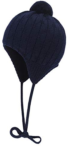 Döll Baby - Jungen Inka Bindemütze Strick Mütze, per Pack Blau (Navy Blazer|Blue 3105), 41 (Herstellergröße: 41)