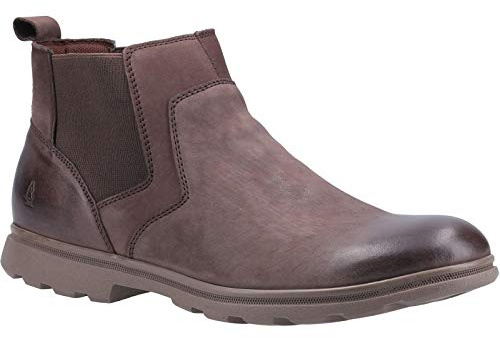 Hush Puppies Mens Tyrone Chelsea Boot, Brown, 9 UK