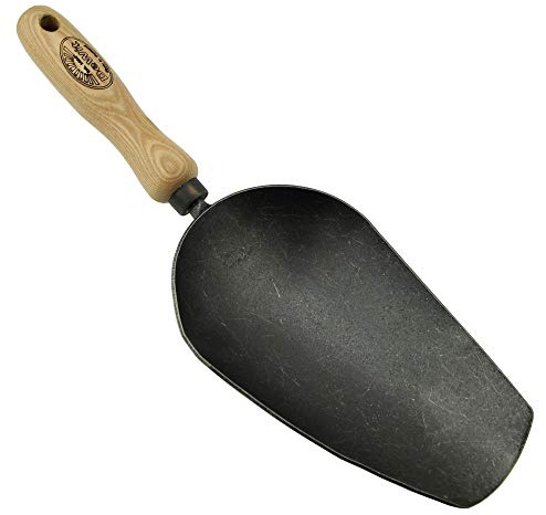 DeWit Gartenschaufel klein 34 cm I Profi Blumenschaufel aus Borstahl I FSC®-zertifizierte Handschaufel I Blumenkelle I Handgemachte Gartenschaufel mit Holzgriff I Garden Tools – Made in Holland