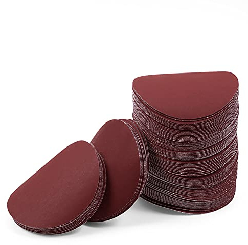 LEONTOOL Lot de 100 disques abrasifs de 7,6 cm, grain 800 auto-agrippants, sans trou, en oxyde d'aluminium, ponceuse orbitale aléatoire