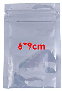 100 unidades antiestáticas ESD, 5 tamaños, blindaje antiestático, bolsas traslúcidas reutilizables para dispositivos electrónicos, 100 x 6 x 9 cm/8 x 12 cm/10 x 15 cm/15 x 21 cm/21 x 23 cm