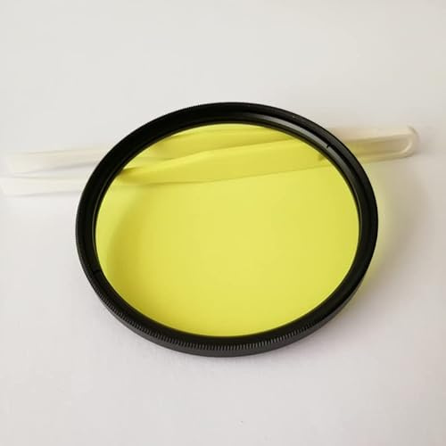 jsygorge Multiple Size 470nm IR Infrared Long Pass Filter Yellow Optical Glass JB470 GG475 for Camera Photography(M49)