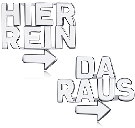 Miss Lovie Ohrringe Herren Damen Sterling Silber 925 Nickelfrei Hypoallergen Teenager Mädchen Coole Geschenke Für Frauen Verrückte Geschenke inkl. Eleganter Geschenkverpackung